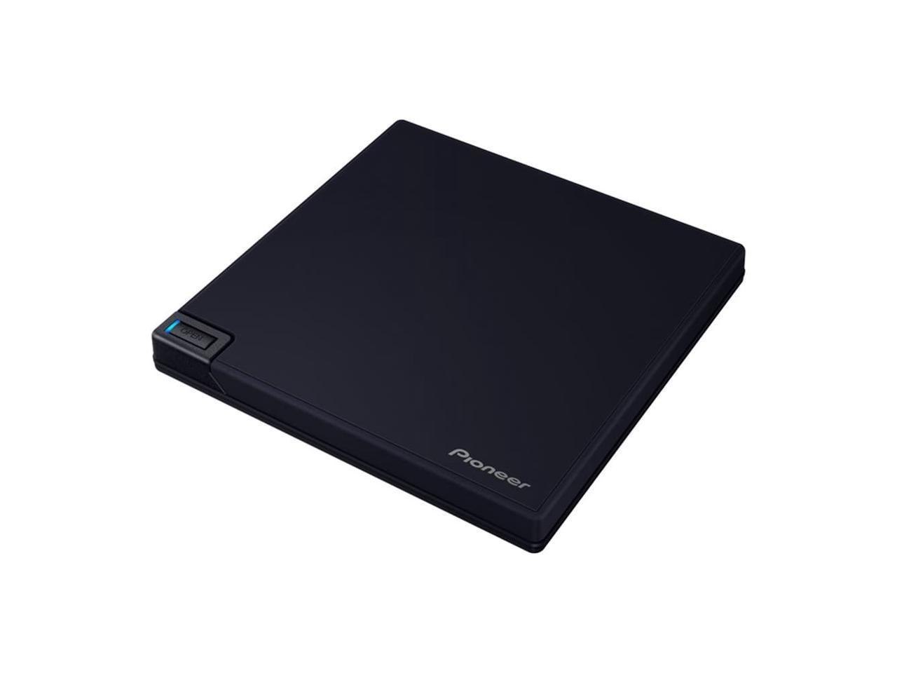 Pioneer Bdr-Xd08umb-S Blu-Ray Writer 4K-Uhd Usb 3.2 Gen1 (Usb Type-C) 2.0 Slim Portable BD/DVD/CD Writer - Black