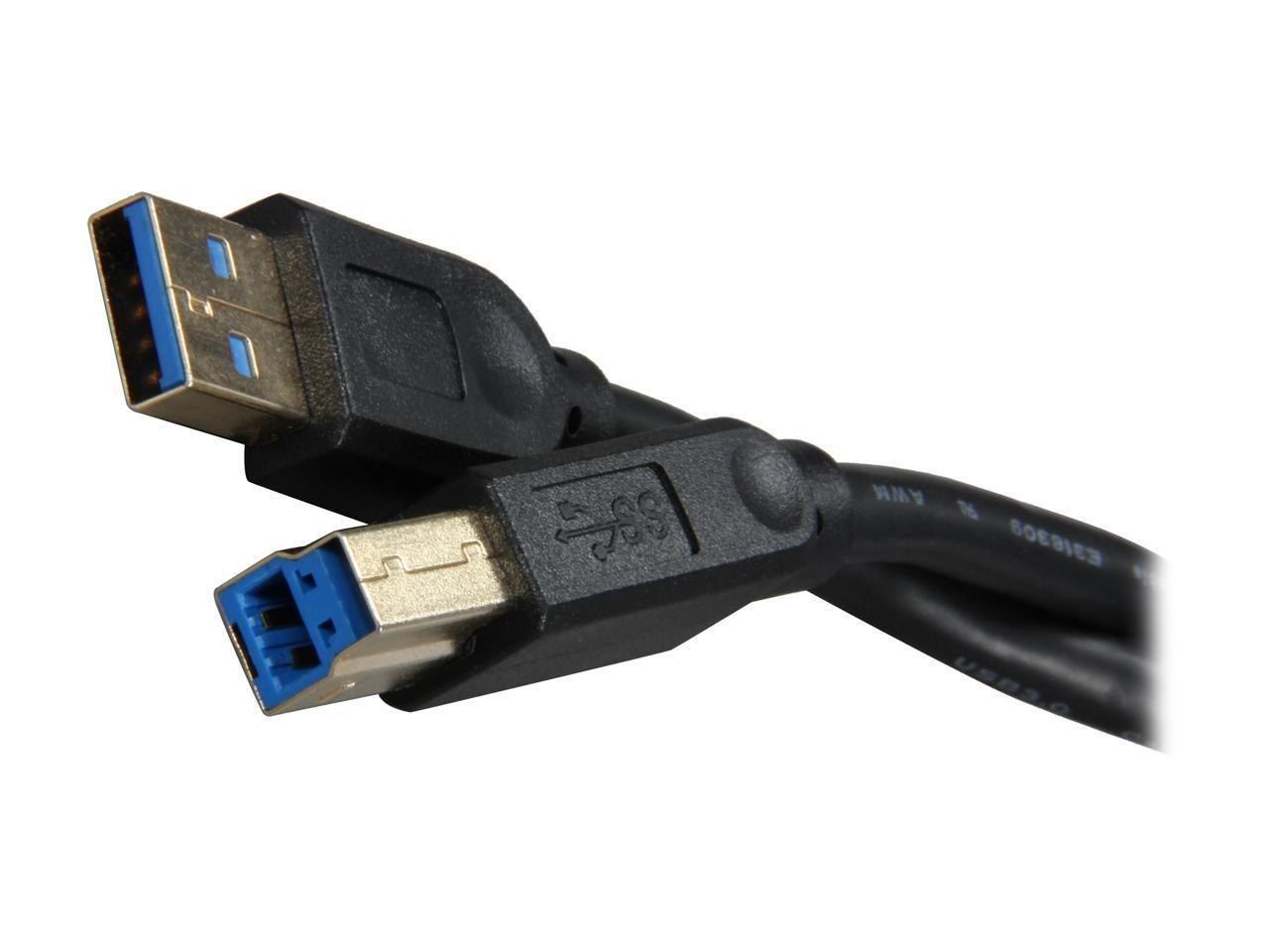 Rosewill Rcab-11027 Black Usb3.0 A Male To B Male Cable