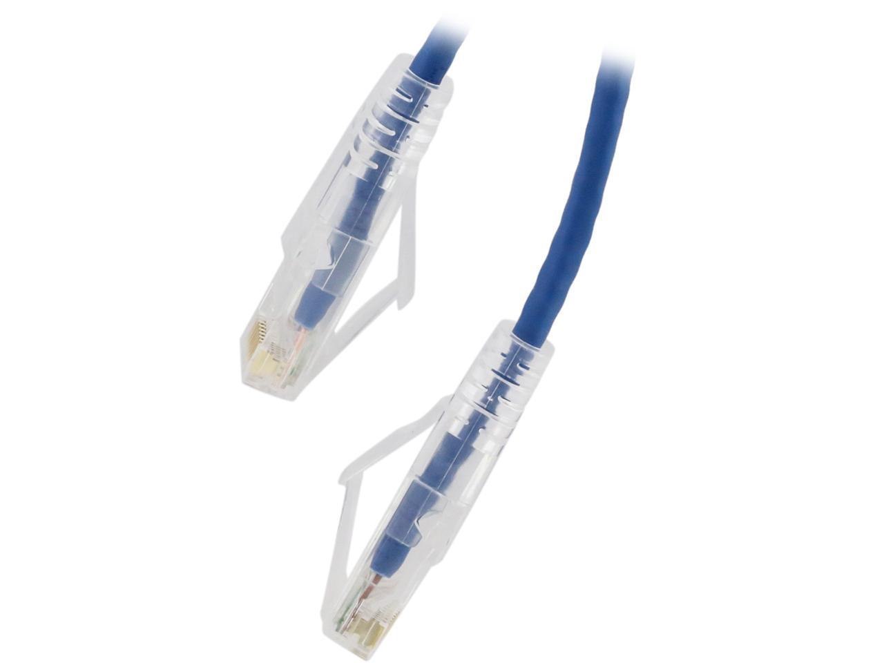 Nippon Labs 28 Awg Snagless Ultra Slim Cat6 Ethernet Patch Cable - Network Internet Cord - RJ45