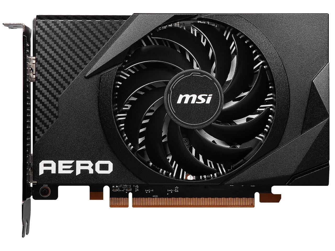 Msi Radeon RX 6400 4GB GDDR6 Pci Express 4.0 Video Card RX 6400 Aero Itx 4G