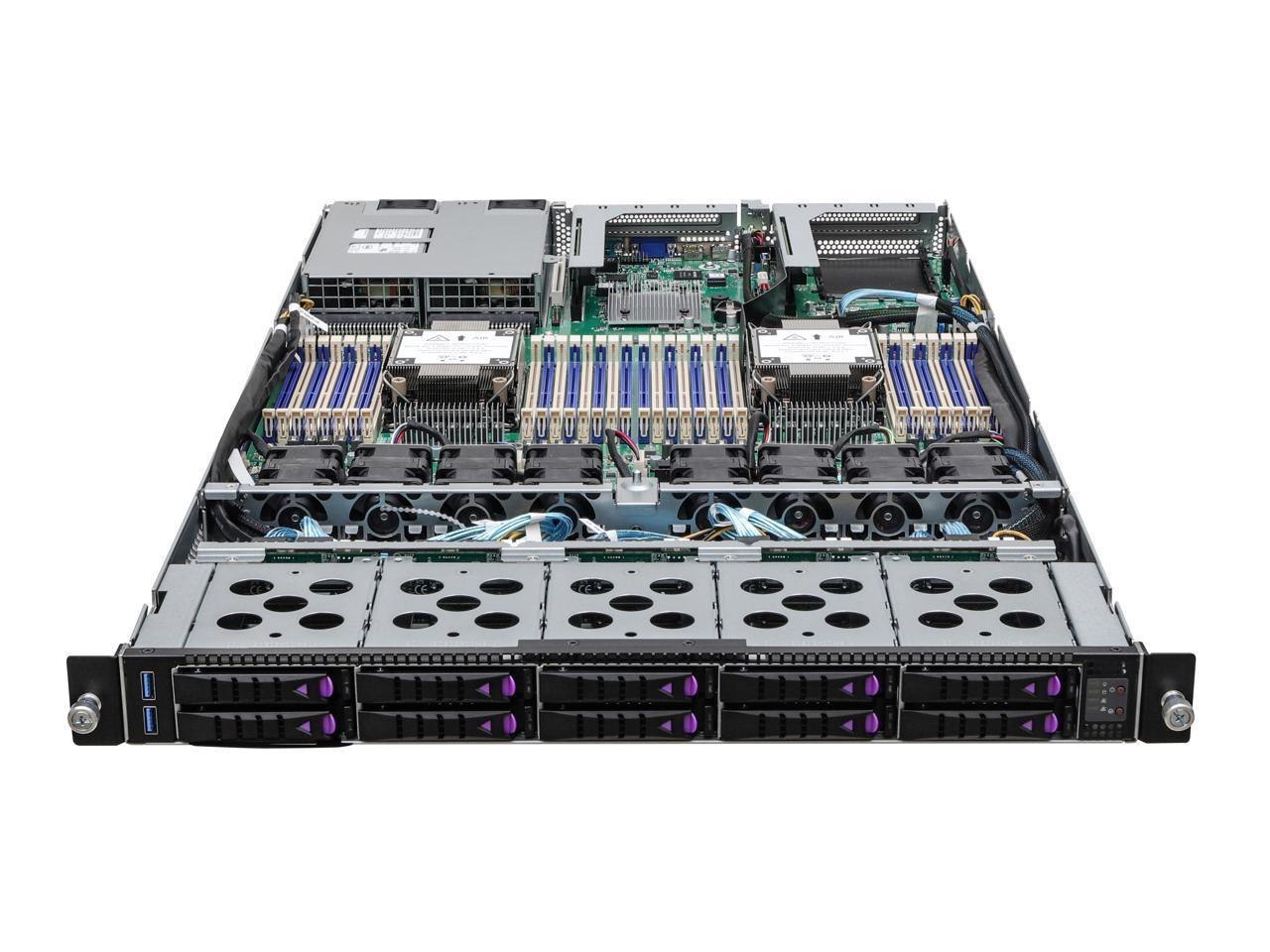 ASRock Rack 1U10e-Rome/2T Single Socket SP3/ DDR4/ 1U Rackmount Server Barebone System