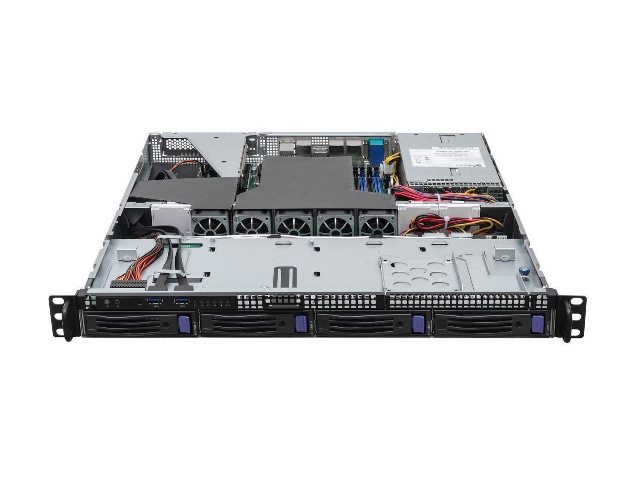 ASRock Rack 1U4lw-B650/2L2t 1U Rackmount General Purpose Server Barebone Amd Single Socket Am5 (Lga 1718) Amd Ryzen 7000 Series Processors 4 Sata Bays Dual 10G Lan Dual 1G Lan 450W Redunddant PWS