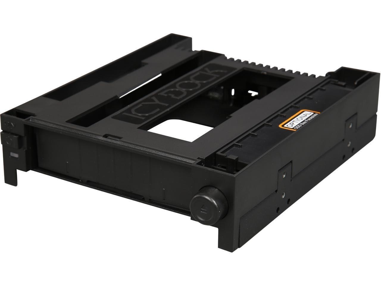 Icy Dock DuoSwap Mb971spo-B Tray-Less 3.5" Sata HDD Mobile Rack And Ultra-Slim 9.5MM Odd Bay For External 5.25" Bay