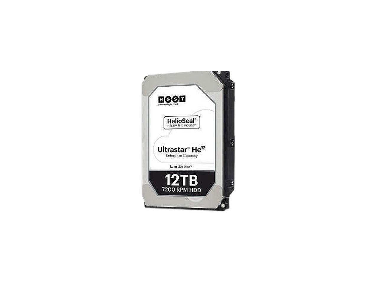 HGST HD 0F29563 12TB 7200RPM 256MB Sas 12GB S 512E 4KN TCG Fips P3 DC HC520