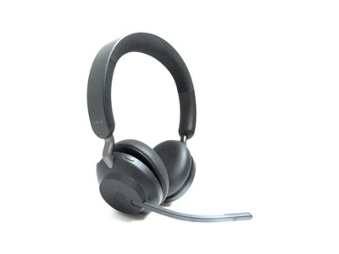 Jabra Evolve2 65 Headset - Stereo - Wireless - Bluetooth - 98.4 FT - 20 HZ - 20 kHz - Over-The-Head - Binaural - Circumaural - Noise Cancelling