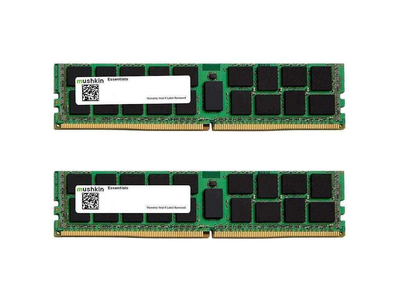 Mushkin Enhanced Essentials 64GB (2 X 32GB) DDR4 3200 (PC4 25600) Desktop Memory Model Mes4u320nf32gx2