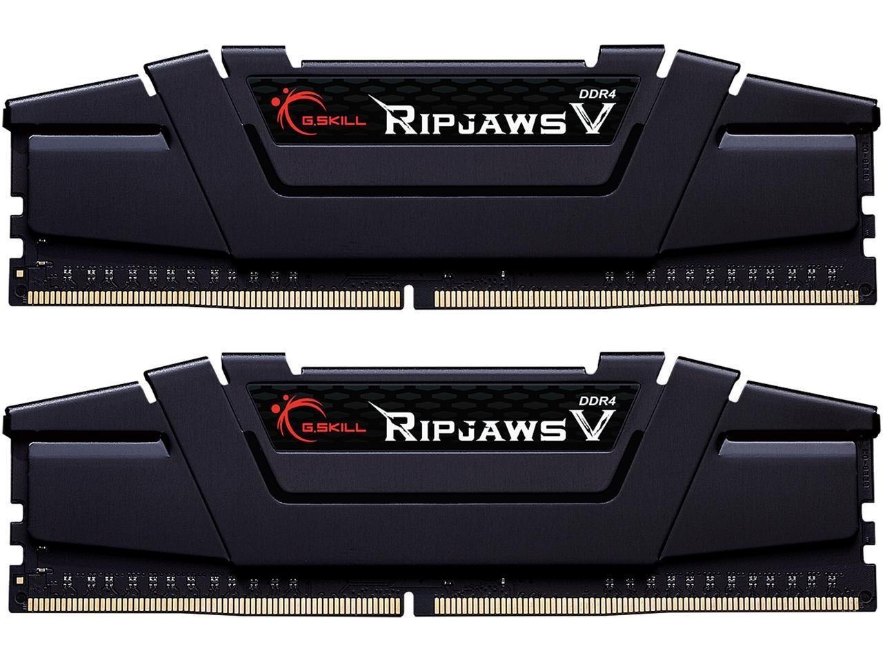 G.Skill Ripjaws V Series 32GB (2 X 16GB) DDR4 3600 (PC4 28800) Desktop Memory Model F4-3600C14d-32Gvka