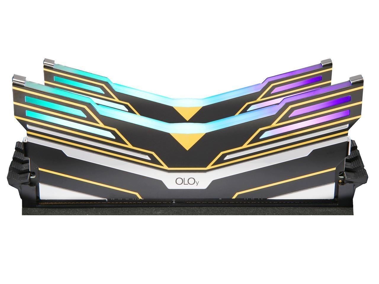 OLOy WarHawk RGB 64GB (2 X 32GB) DDR4 3600 (PC4 28800) Desktop Memory Model Md4u323618deda