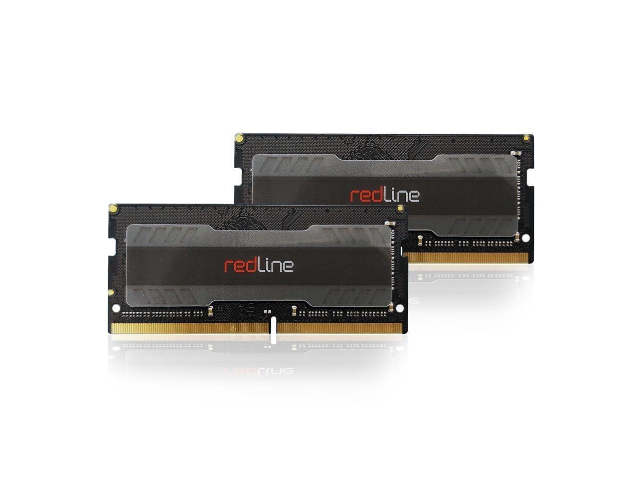 Mushkin Enhanced Redline 64GB (2 X 32GB) 260-Pin DDR4 So-Dimm DDR4 2666 (PC4 21300) Laptop Memory Model Mra4s266ghhf32gx2