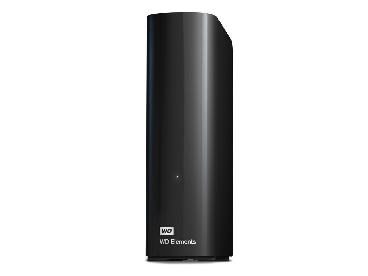 Western Digital WD Elements 22TB Usb 3.0 Desktop External Hard Drive Wdbwlg0220hbk-Nesn Black