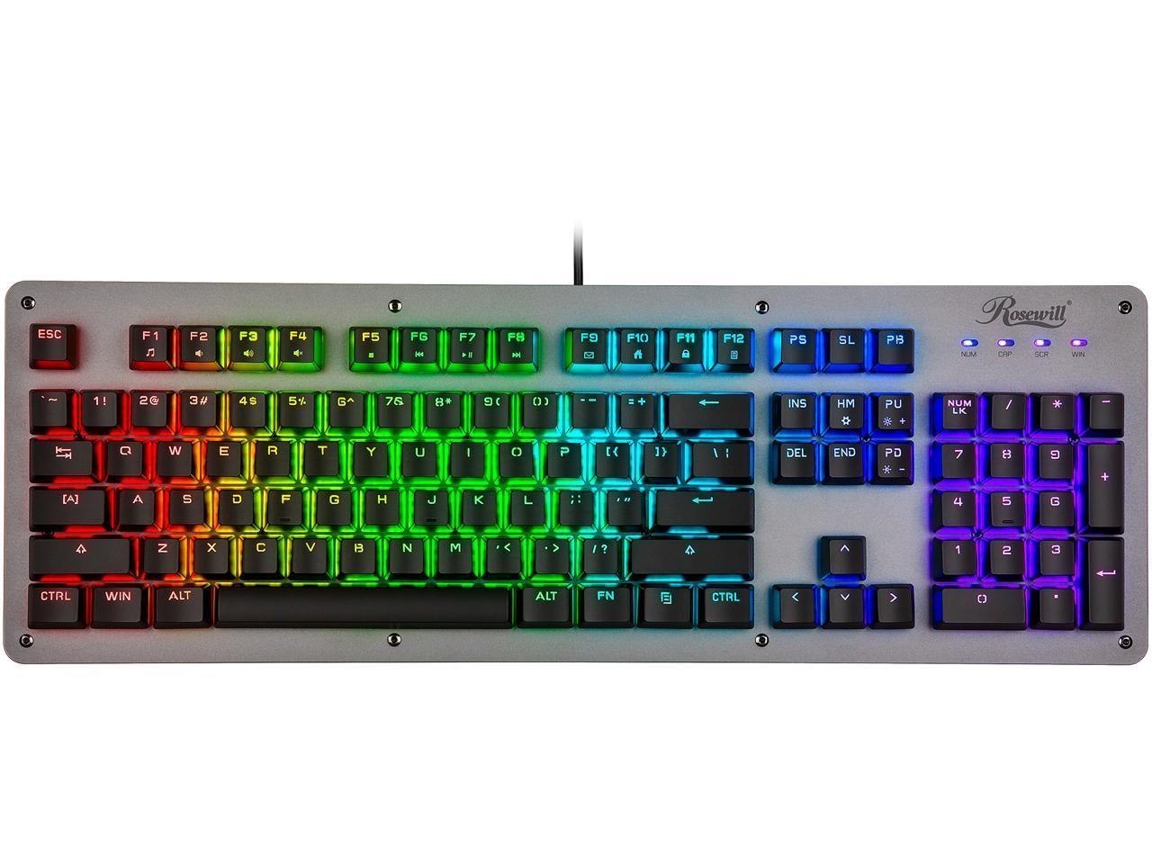 Rosewill Neon K52 Wired Waterproof Gaming Keyboard