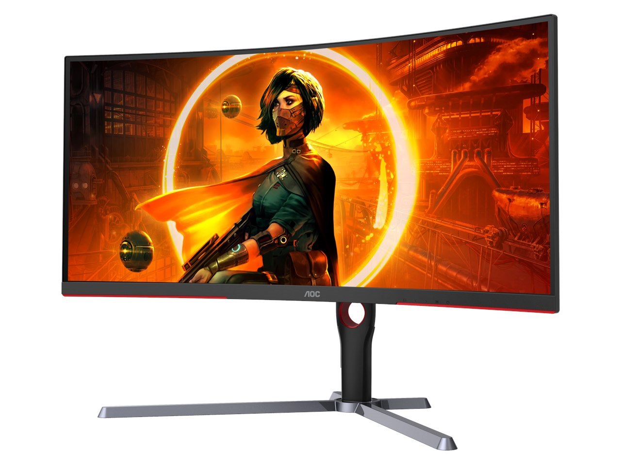 Aoc 34" 165 HZ Va WQHD Gaming Monitor FreeSync Premium (Amd Adaptive SYNC) 3440 X 1440 (2K) 119% SRGB