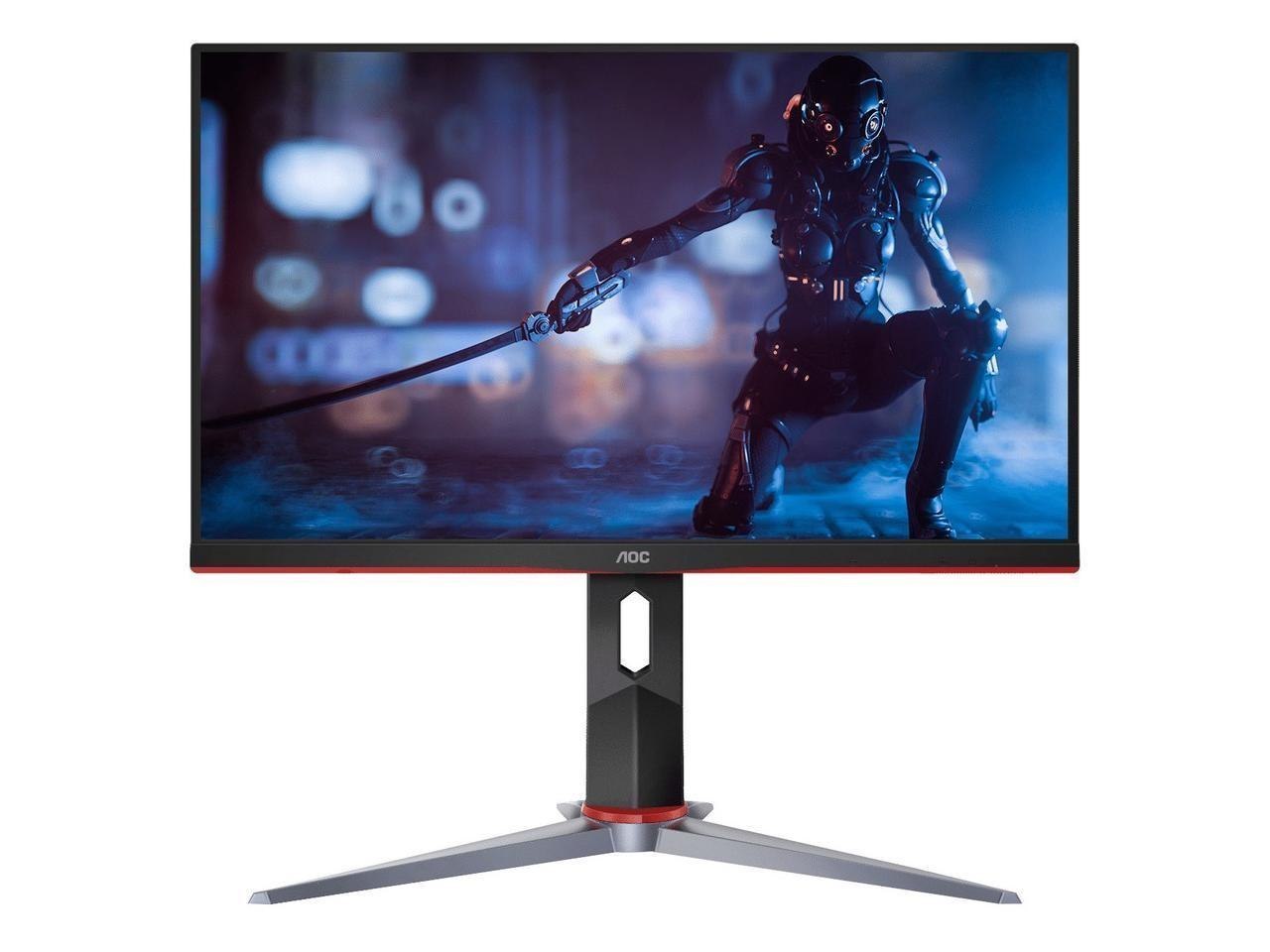 Aoc 27" Ips FHD Gaming Monitors - FreeSync Premium - 1920 X 1080 - 240 HZ- Ips Panel - 400 Nit - Black/Red (27G2Z)