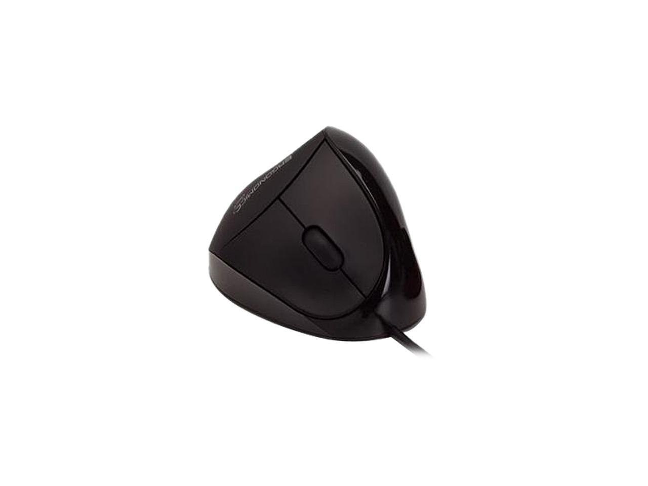 Ergoguys Comfi Ergonomic Mouse Em011-Bk Black 5 Buttons 1 X Wheel Usb Wired Optical 1000 Dpi Mouse