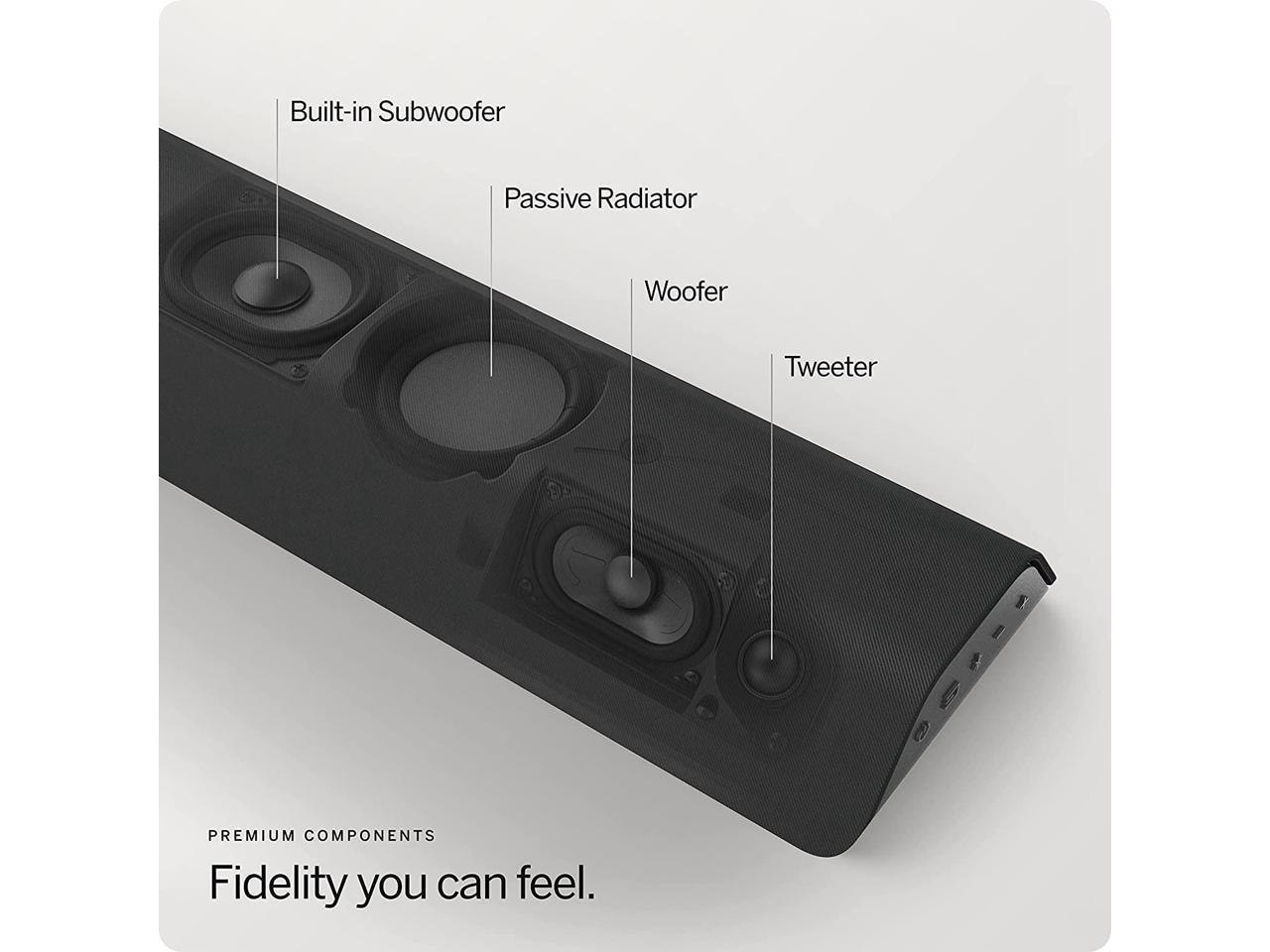 VIZIO M213ad-K8 2.1 Bluetooth Sound Bar Speaker - 100 W RMS - Google Assistant Supported - Black