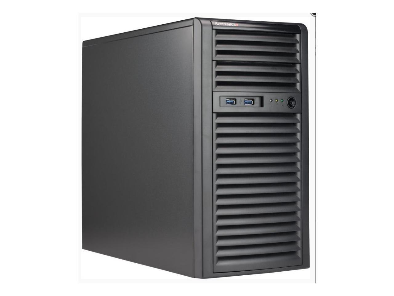 Supermicro Case Cse-731I-404B Mini-Tower Chassis 2X5.25" External HDD Drive Bays And 4X 3.5" Internal HDD Drive Bays 400W