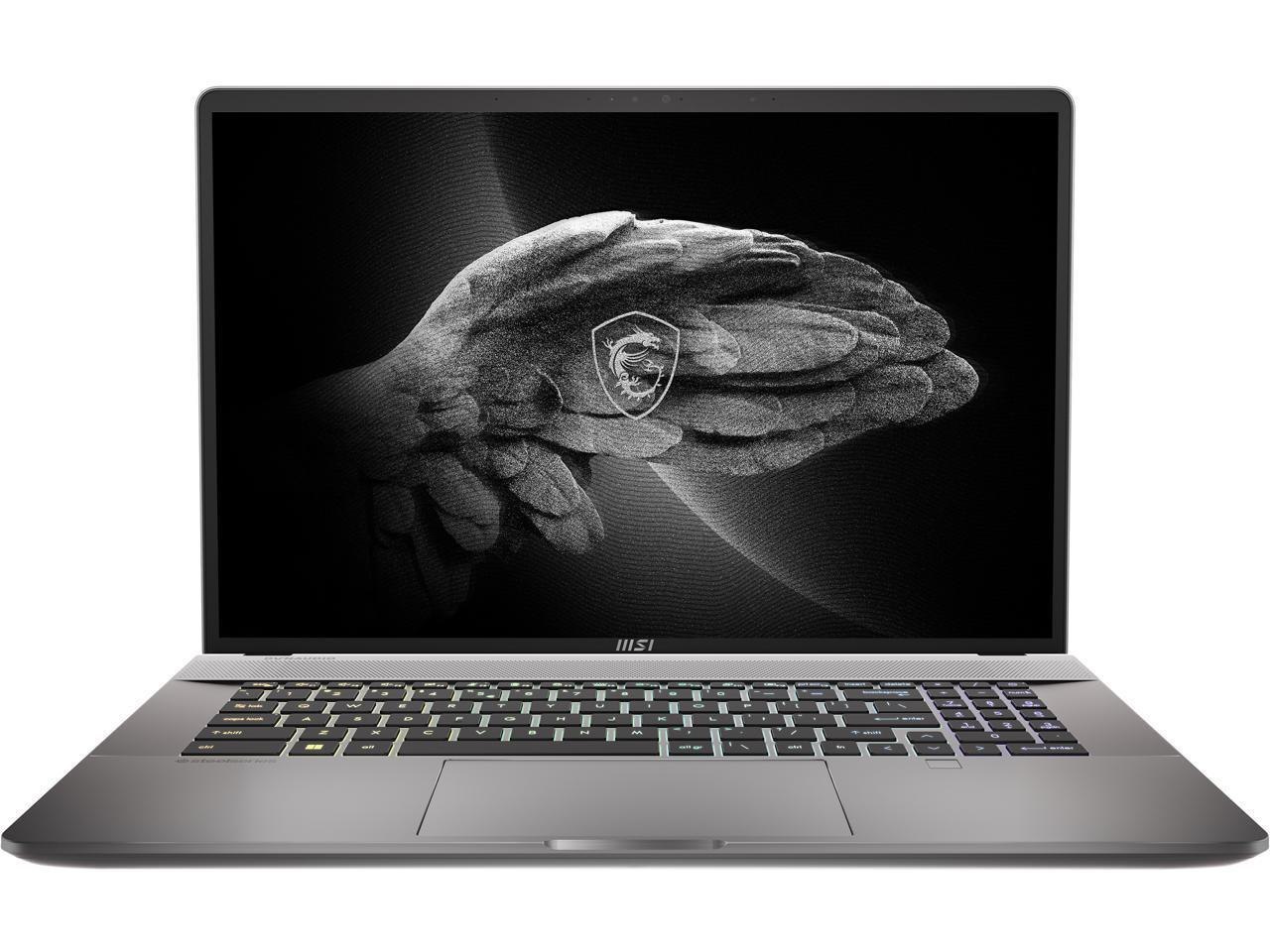 Msi Laptop Creator Z17 Intel Core I9 12TH Gen 12900H (2.50GHz) 32GB Memory 2 TB NVMe SSD Nvidia GeForce RTX 3080 Laptop Gpu 17.0" Touchscreen Windows 11 Pro 64-Bit Creator Z17 A12uht-048