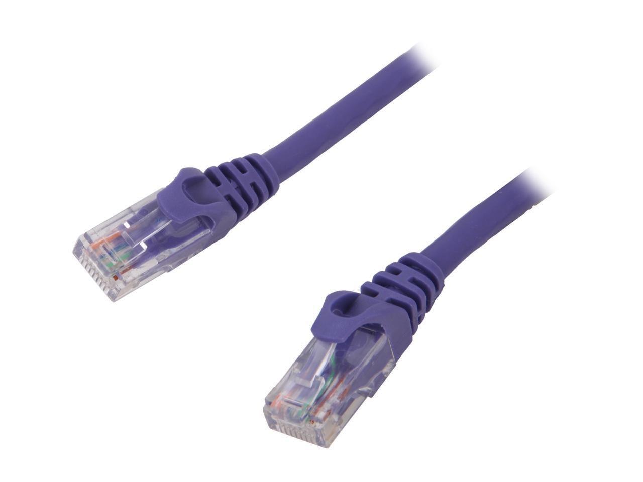 Bytecc C6eb-5P 5 FT. Cat 6 Purple Enhanced 550MHz Patch Cables