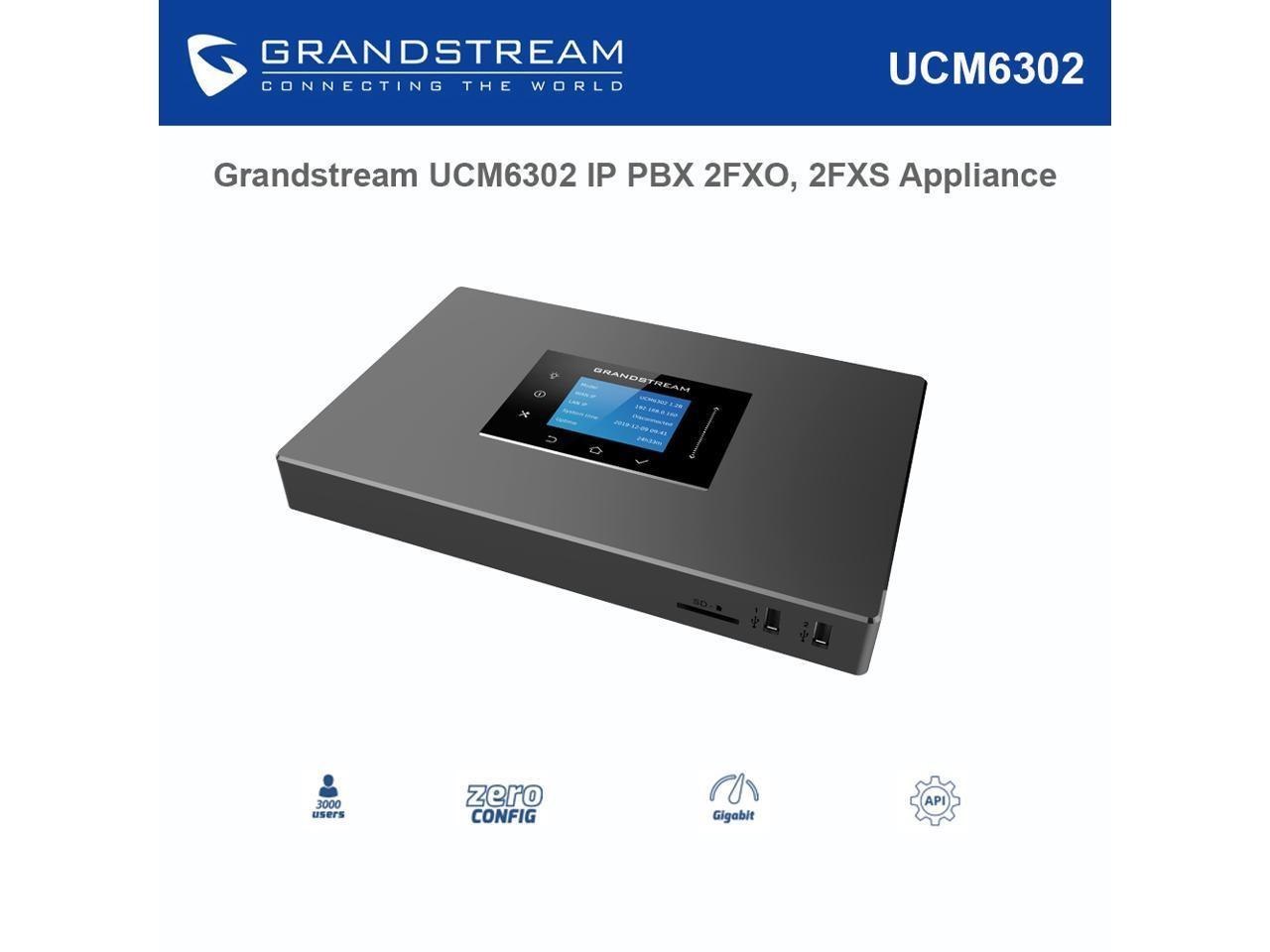 Grandstream Unified Communication Ucm6302 Ip PBX 2Fxo