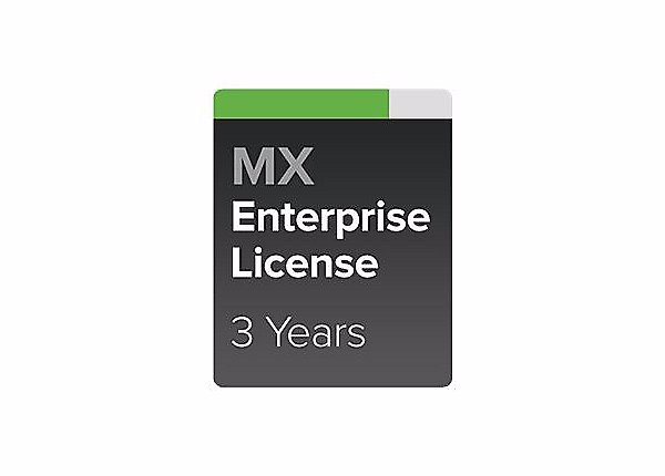 Meraki Enterprise + 3 Years Enterprise Support - Subscription Licence - 1 Appliance - 3 Year