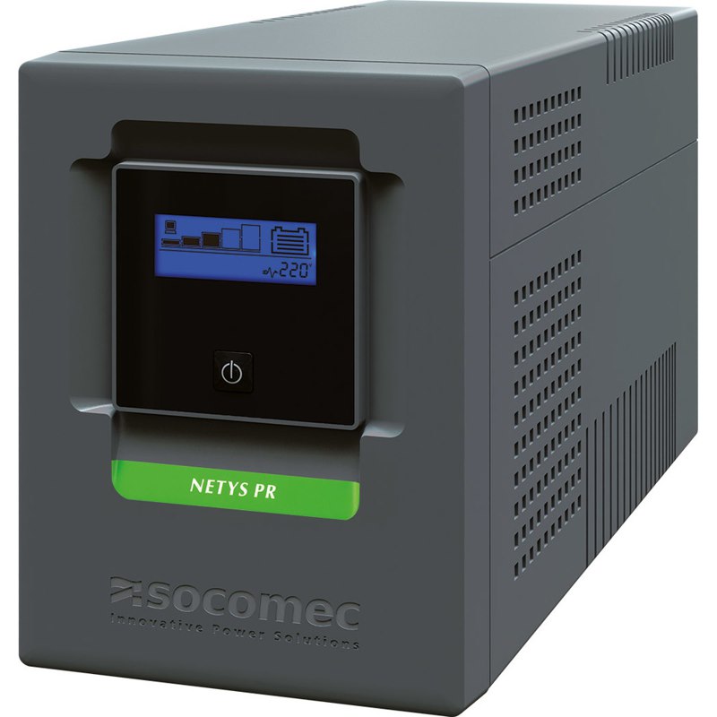 Socomec NPR-2200-MT Netsys 2000Va Mini Tower Pure Sinewave Line Interactive Ups