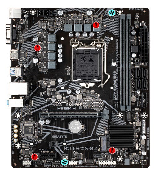 Gigabyte Gig MBD Ga-H510m-H