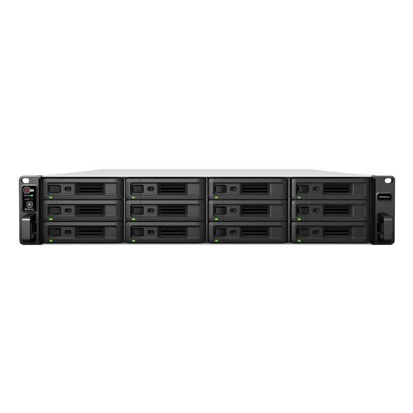 Synology RackStation RS3621XS+ 12-Bay 3.5" Diskless 4xGbE Nas ,Intel Xeon D-1541,2.1GHz, 8GB DDR4 Ram, 2xUSB3.2, Expansion Port X 2, 5 YRS WTY.