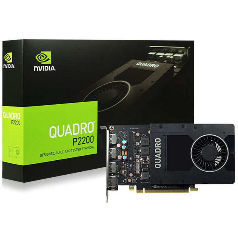 Leadtek 900-5G420-2500-000 NVidia Quadro P2200 PCIe 5GB Workstation Graphics Card