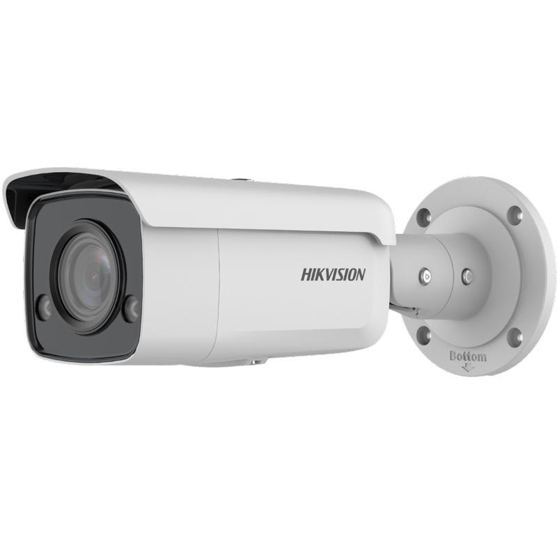 Hikvision Ds-2Cd2t87lusl2 8MP Outdoor 3-In-1 Bullet Camera, ColorVu, AcuSense, Live-Guard, 2.8MM
