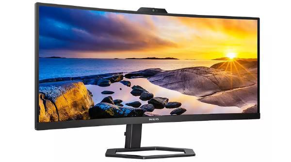 Philips 34" WQHD 3440 X 1440, Va LCD Monitor, Usb-C, Speakers, 5MP Webcam, 1MS, 100HZ