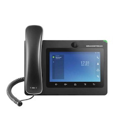Grandstream GXV3370 16 Line Android Ip Phone, 16 Sip Accounts, 1024 X 600 Colour Touch Screen, 1MB Camera, Building Bluetooth+Wifi, Powerable Via Poe