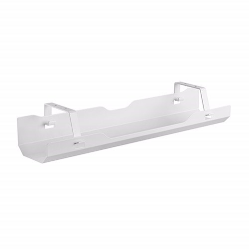 Brateck Under-Desk Cable Management Tray - White Dimensions:600X135x108mm