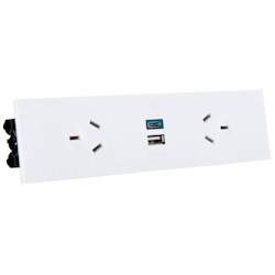 Elsafe Oe Elsafe: Qikfit Twin Usb Fast Charger Tuf - White