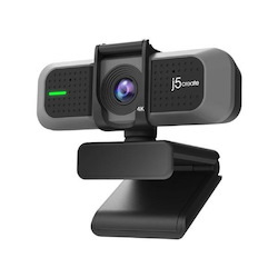 J5create Usb 4K Ultra HD Webcam Model: Jvu430 - Support 4K At 30FPS Or 1080P At 60FPS - Ideal For Live Streaming (Usb-C And Usb-A)