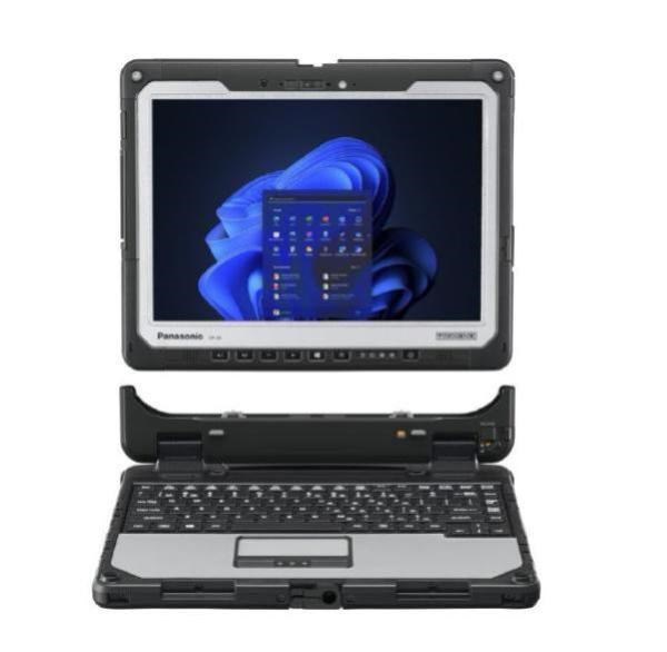 Panasonic Toughbook CF-33 MK2 I7-10810U, 16GB 2666Mhz, 512GB SSD Opal, 12", Dual TS, Backlit KBD, Webcam, True Serial, W11P, 3YR Warranty