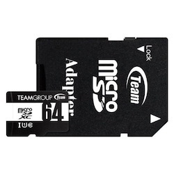 Team Group Micro SDXC Uhs-I U1 C10 64 GB Memory Card.