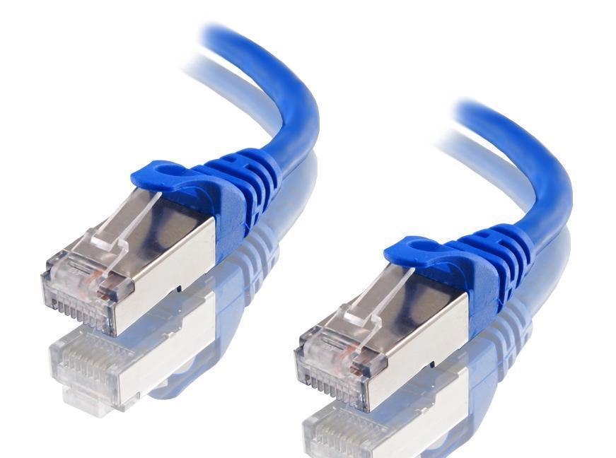 Astrotek Cat6a Shielded Cable 50CM/0.5M Blue Color 10GbE RJ45 Ethernet Network Lan S/FTP LSZH Cord 26Awg