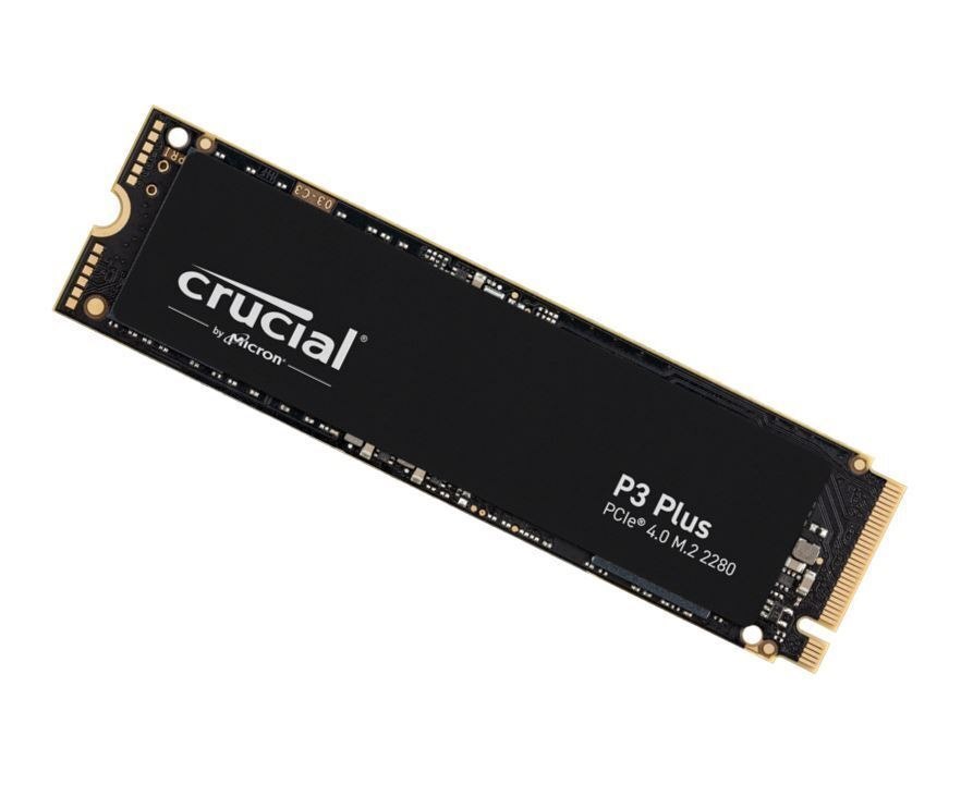 Micron Crucial P3 Plus 1TB, M.2 Internal NVMe PCIe4 SSD, 5000R/3600W MB/s, 5YR WTY