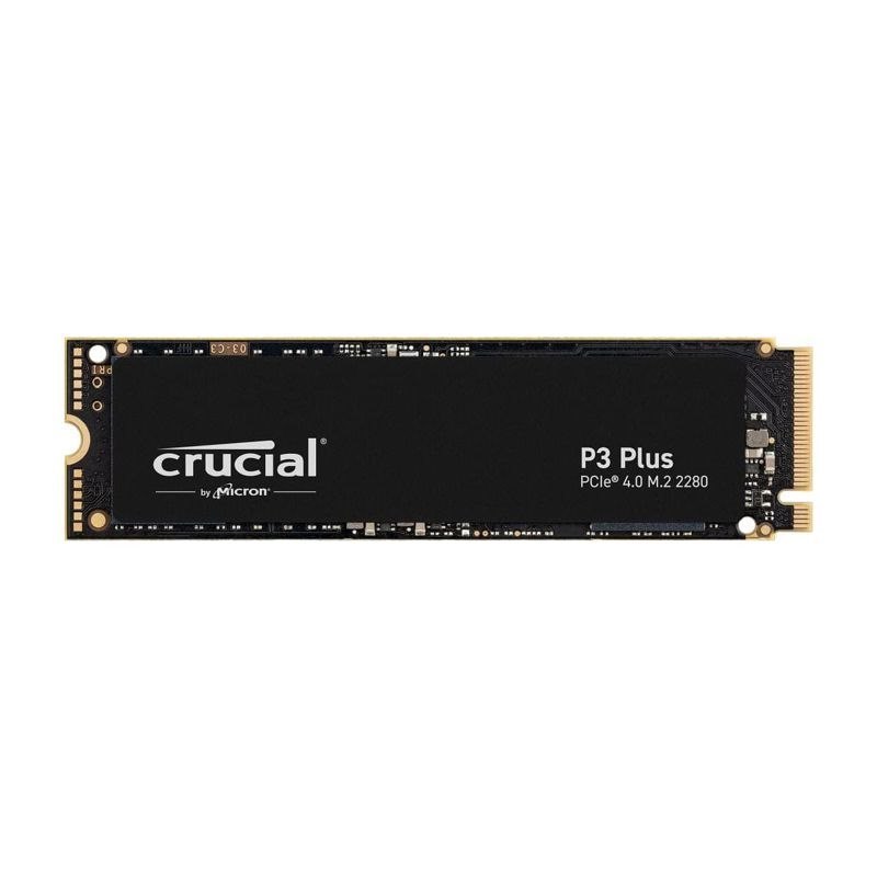 Micron Crucial P3 Plus 500GB, M.2 Internal NVMe PCIe4 SSD, 4700R/1900W MB/s, 5YR WTY