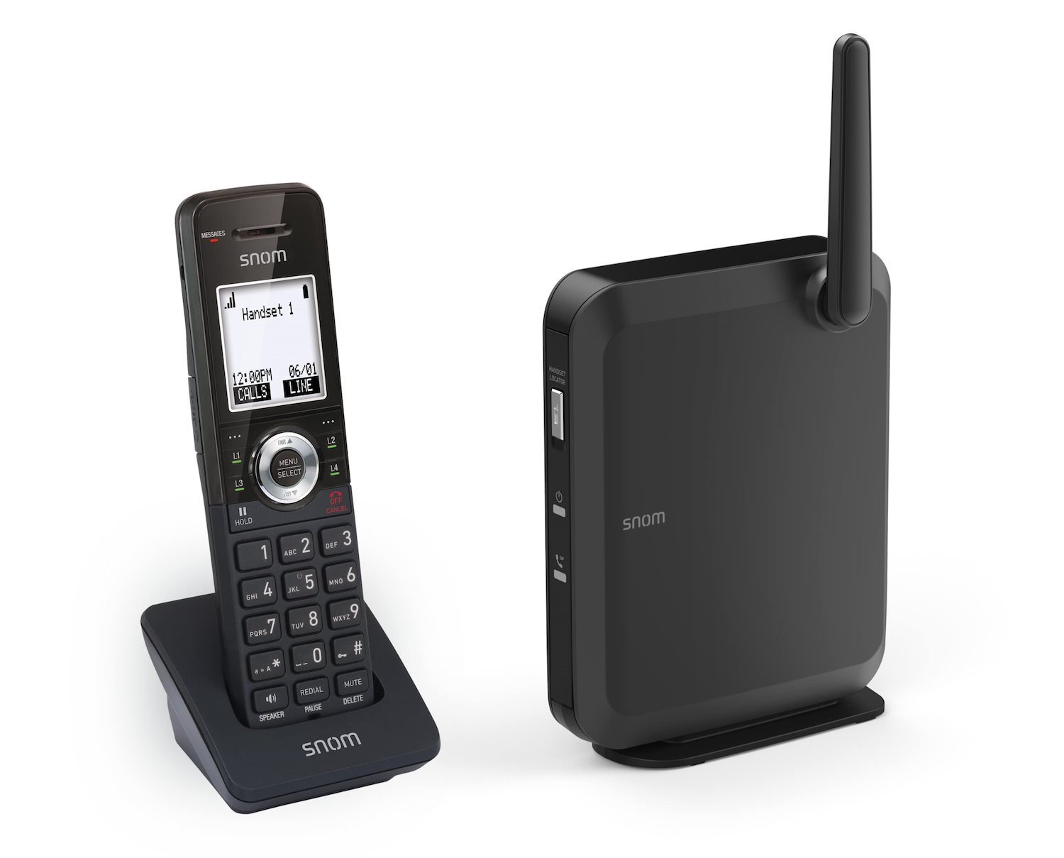 Snom M110SC Snom Ip Dect Bundle, PoE, Back, Long Standby Time, Gap Compadibility, Security (TLS & SRTP)