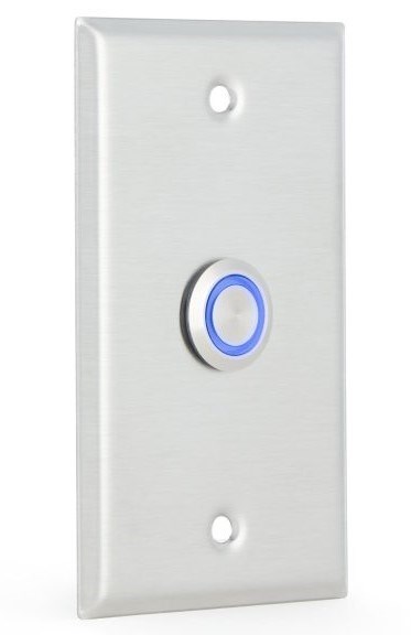 Algo Wall Switch Single Gang Blue Led