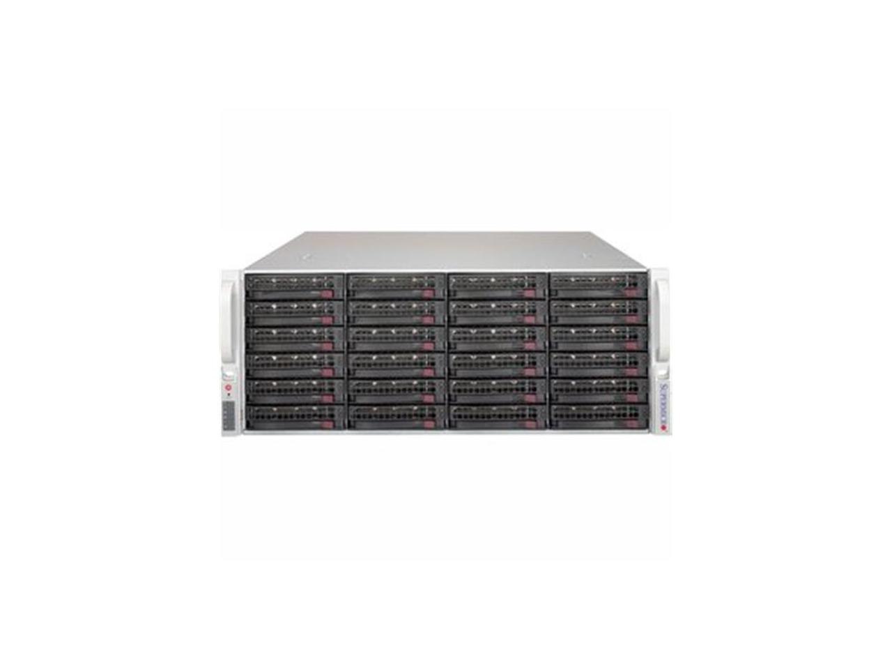 Supermicro 4U Front-Loading Storage Server with 24 Hot-Swap 3.5" SAS/SATA Bays and PCIe 4.0