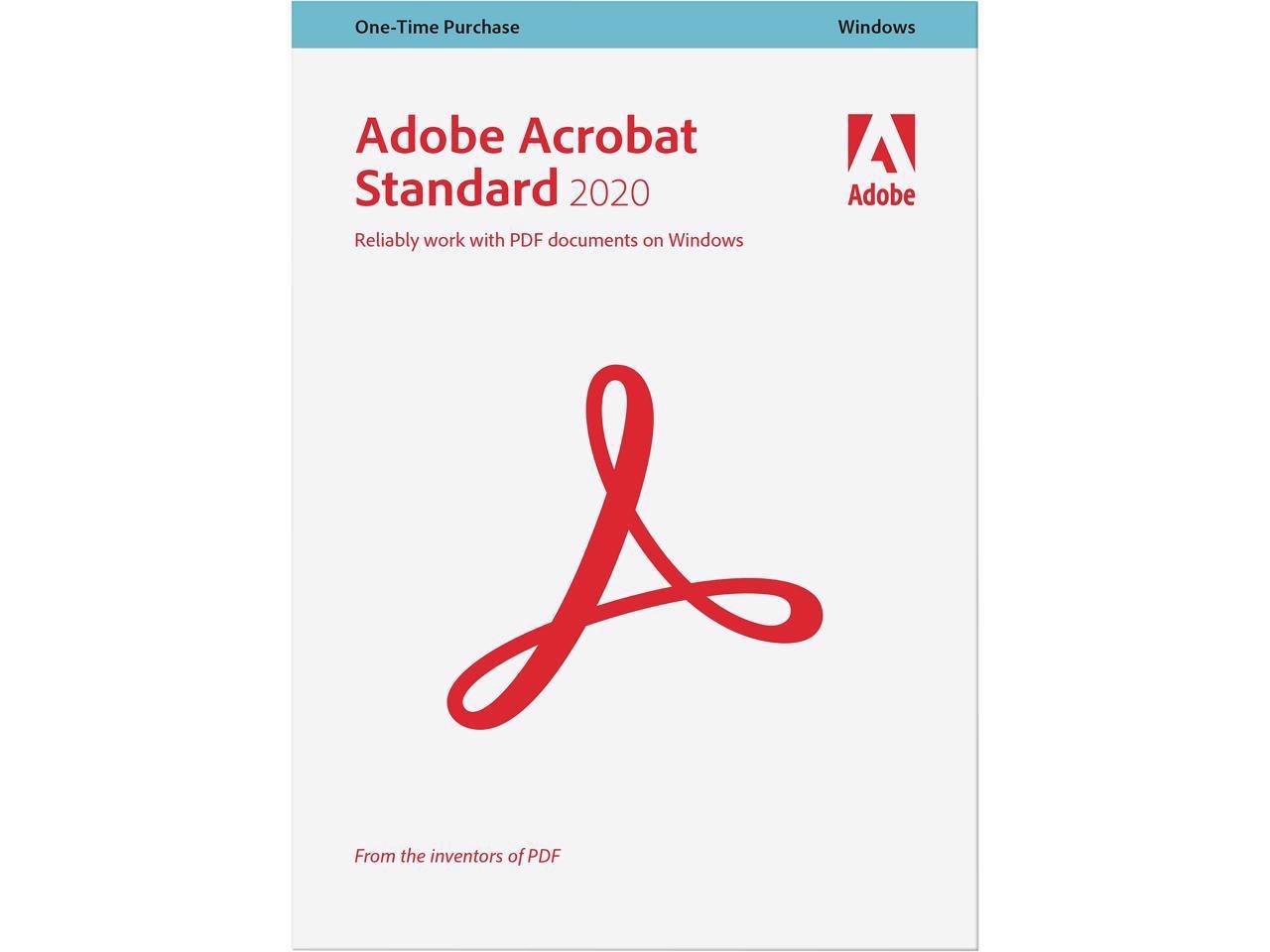 Adobe Acrobat 2020 Standard - Box Pack - 1 User - Box Packing