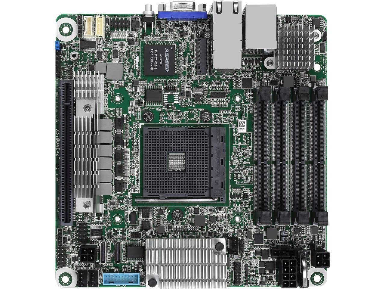 Asrock Rack X570d4i-2T Mini-Itx Server Motherboard Am4 Pga 1331 X570 Amd Ryzen 3