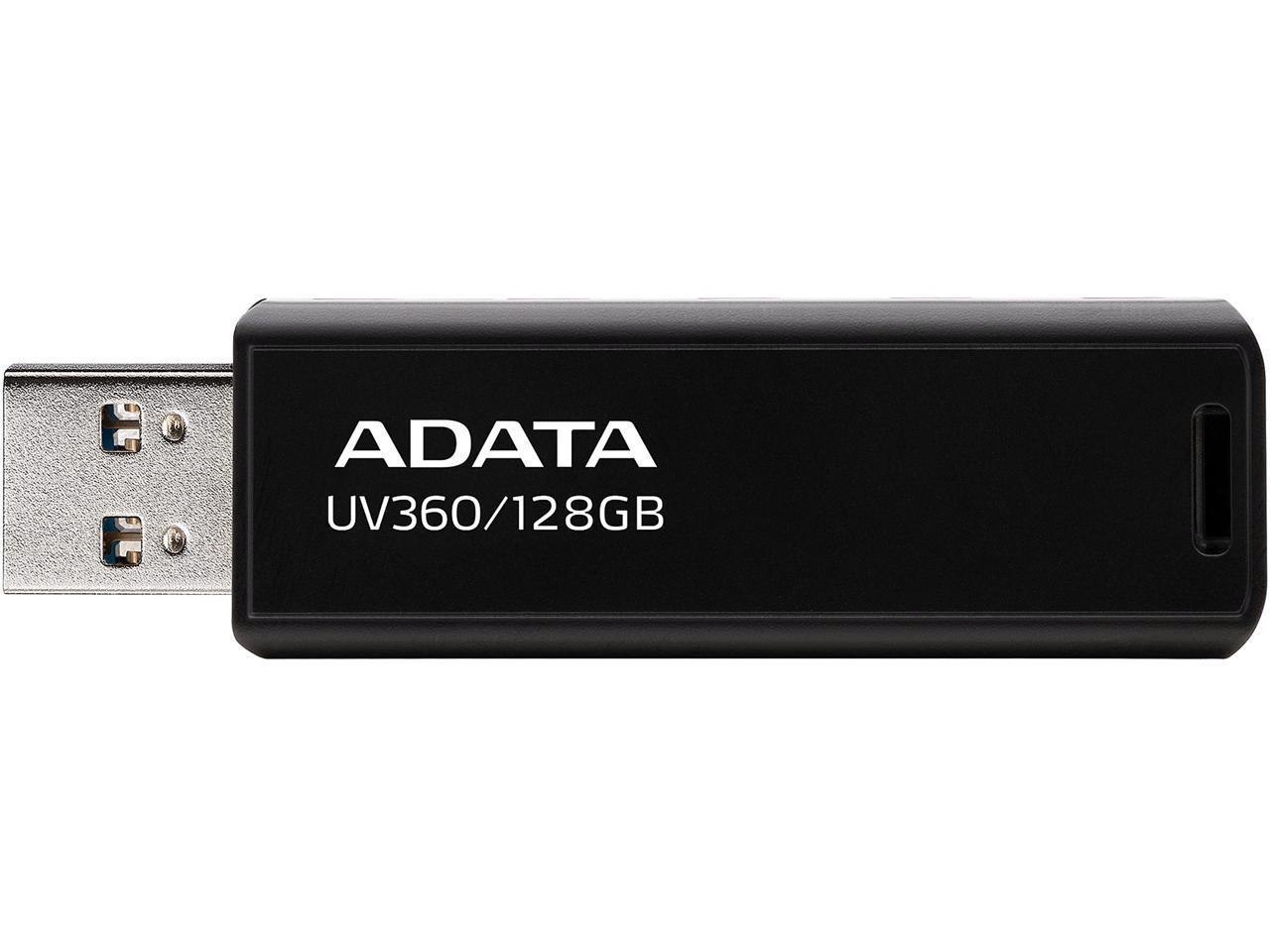 Adata 128GB Uv360 Usb 3.2 Gen 1 Flash Drive (Auv360-128G-Rbk)