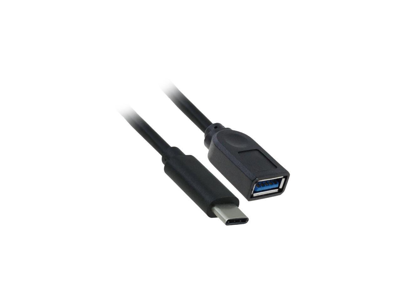 Nippon Labs 50Usb3-Cm-Af-1.5 1.5 FT. Black Usb 3.2 Gen 1 Type-C To Usb 3.0 A Female Otg Host Cable Adapter Converter