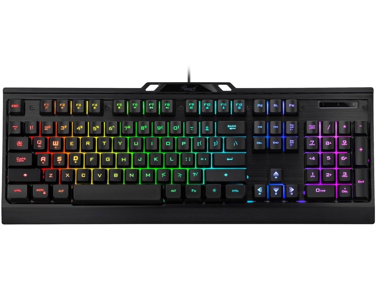 Rosewill Neon K54 RGB Membrane Gaming Keyboard