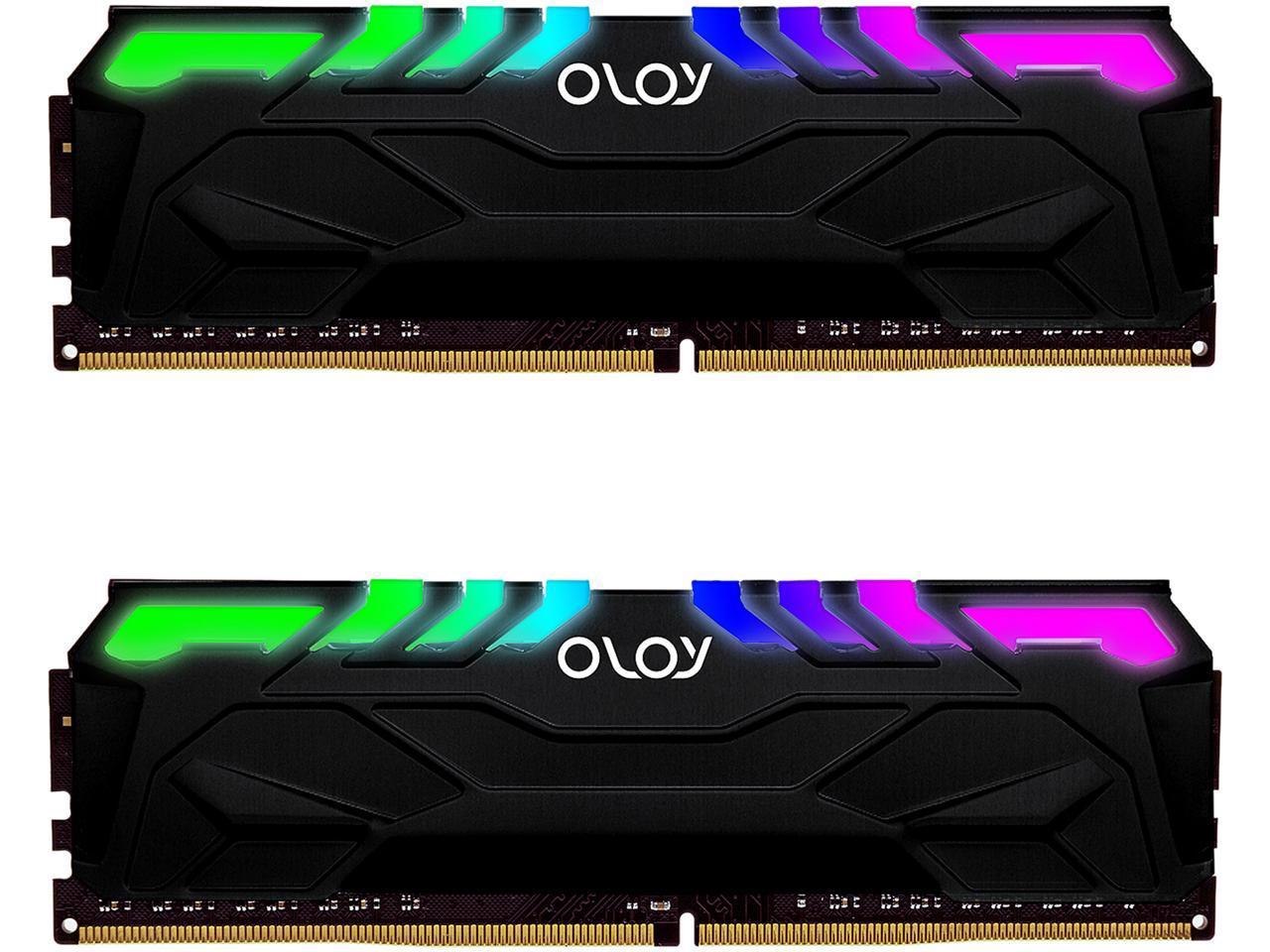 OLOy Owl RGB 32GB (2 X 16GB) 288-Pin DDR4 3600 (PC4 28800) Intel/AMD Optimized Desktop Memory Model Nd4u1636181bhjda