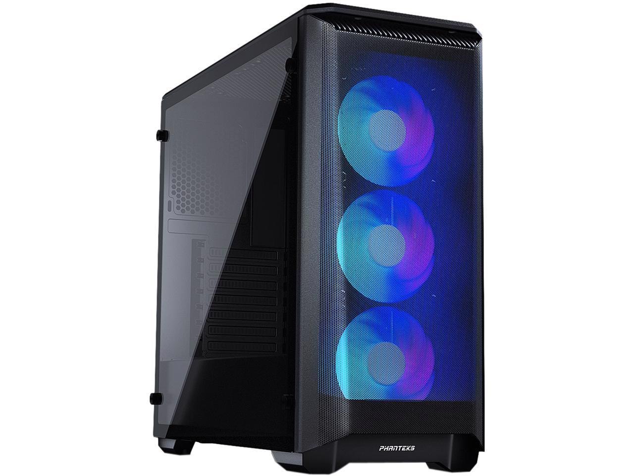 Phanteks Eclipse P400a Ph-Ec400atg_Dbk01 Black Steel / Tempered Glass Atx Mid Tower Computer Case