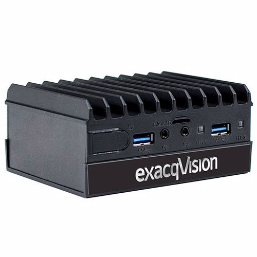 Exacq IP02-01T-GM exacqVision G-Series 8-Channel Micro IP Video Recorder, Two IP Camera Licenses (Eight Max), 1TB HDD